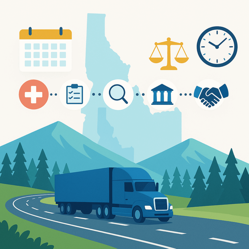 How Long Will Your Truck Accident Case Take in Idaho?