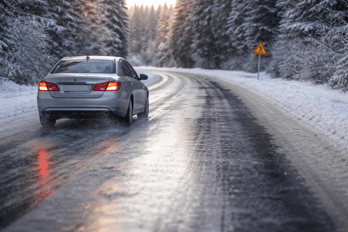 What Black Ice Really Does to Stopping Distance