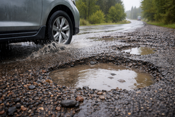 Rain, Potholes, and Loose Gravel: Who Is Liable for Springtime Road Hazards in Idaho?