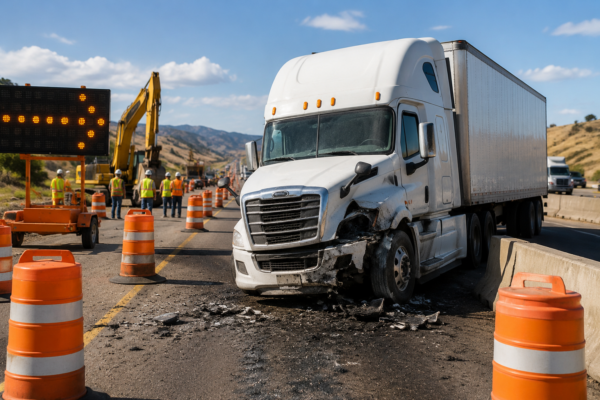 How Summer Construction Zones Lead to Serious Truck Accidents in Idaho | Hepworth Holzer, LLP